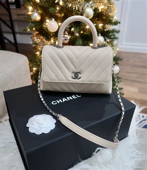 chanel chain top handle|chanel small bag with handle.